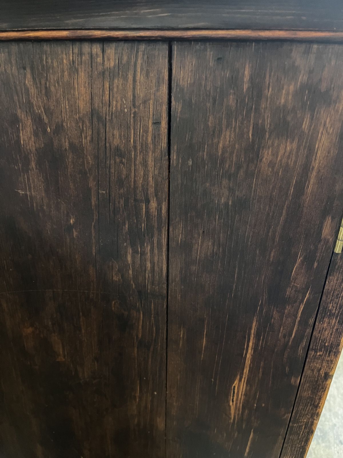 A Deep Victorian Aesthetic Movement Cupboard With Drawer photo vintage