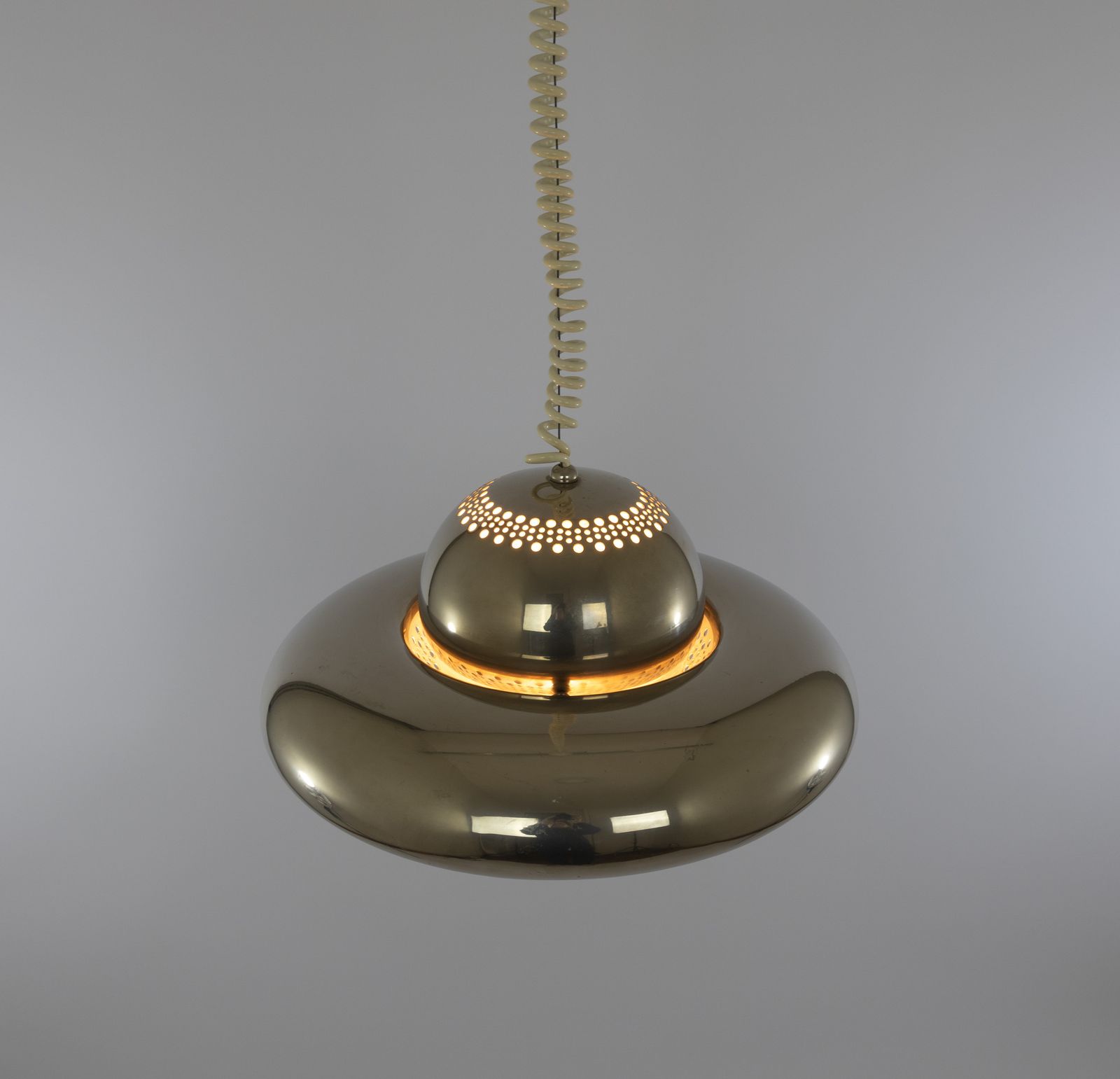 Nickel Fior Di Loto Pendant By Afra And Tobia Scarpa For Flos, 1960s photo 1825.0