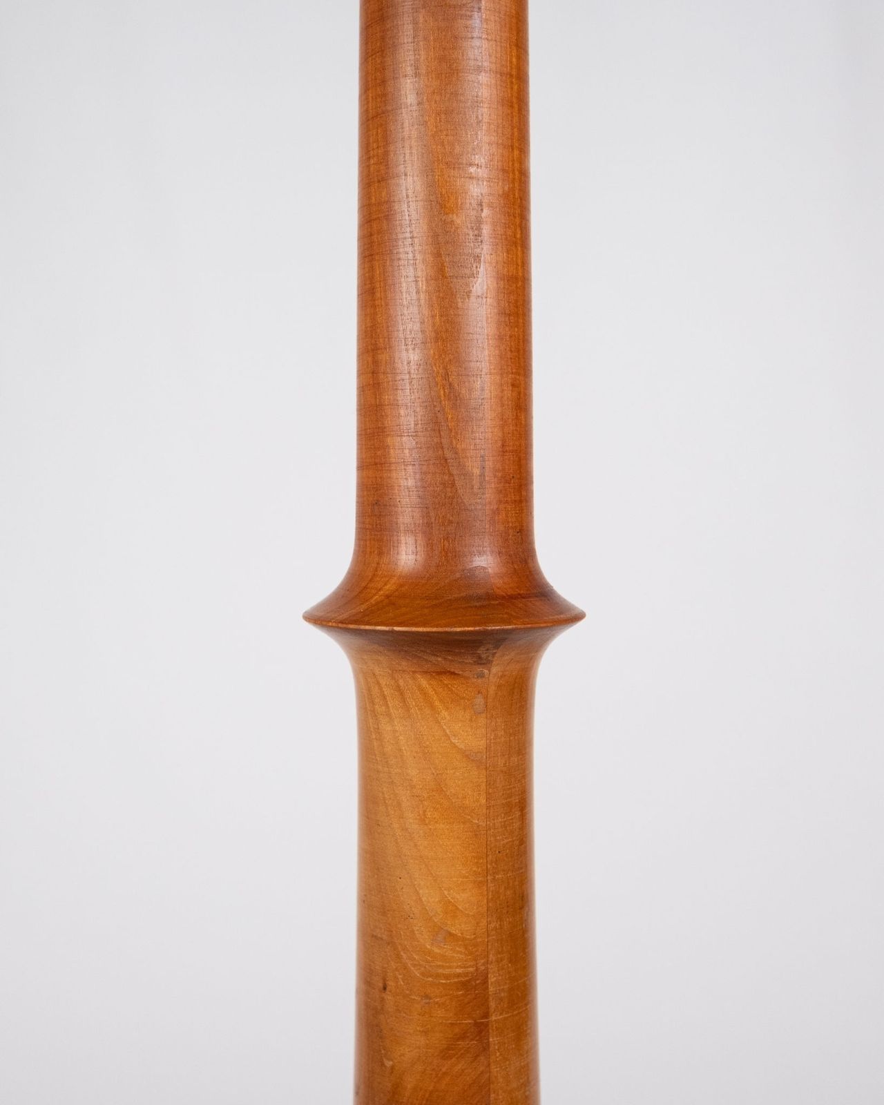 photo buy Pair Of Turned Wood Floor Lamps, France, Mid 20th Century