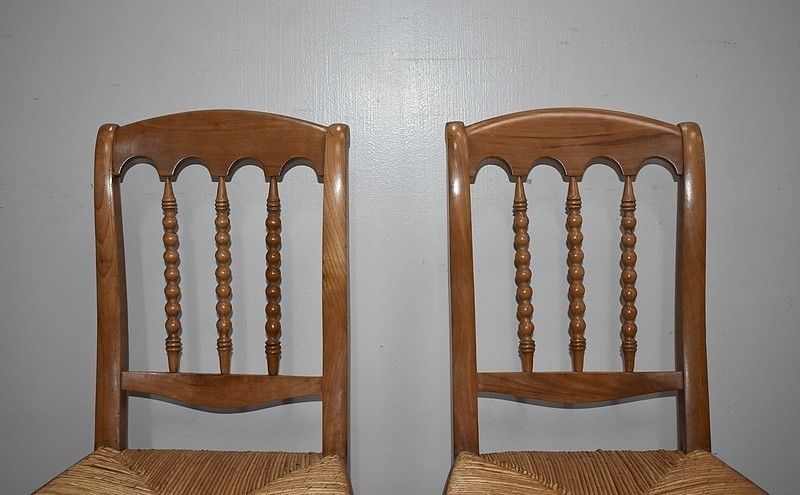 Suite Of 4 Restoration Chairs In Cherry 19th photo Furniture