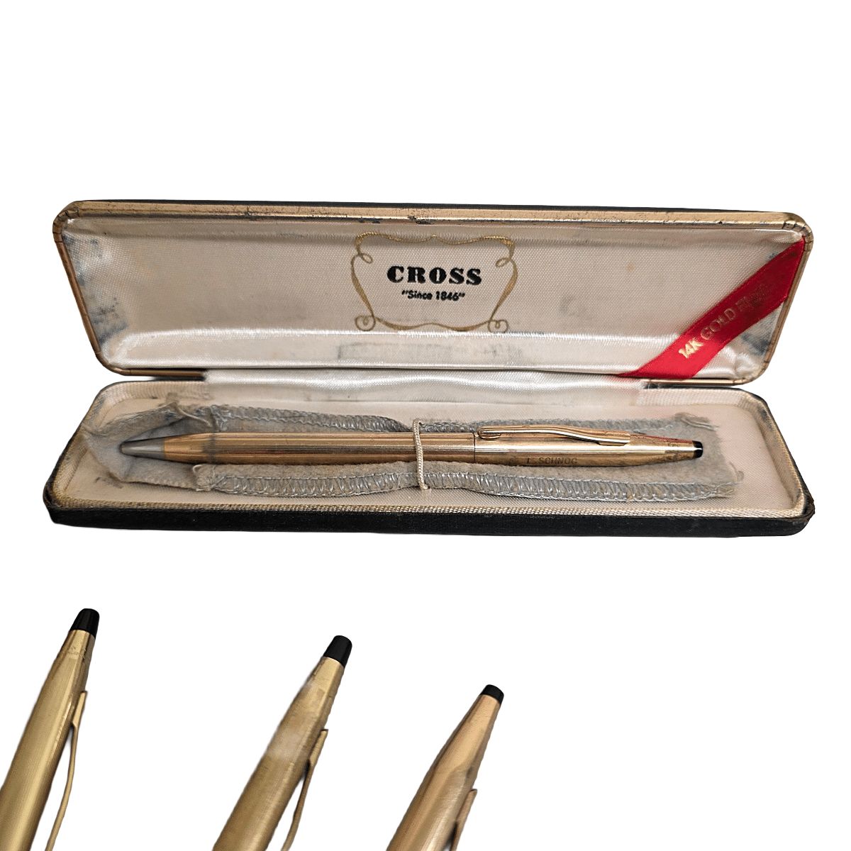 Collection Of Cross Pens 12 And 14kt photo for sale