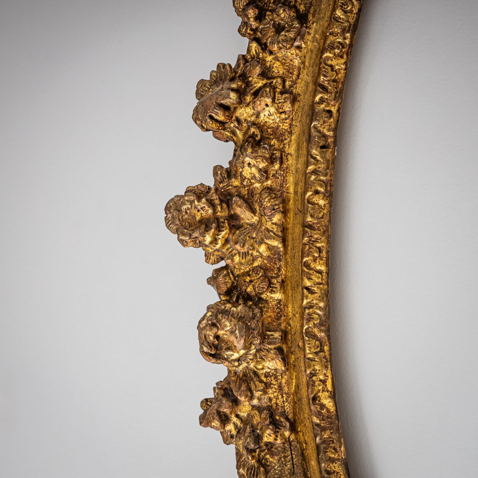 Oval Gilt Louis XV Stucco Frame, France, 18th Century photo for sale