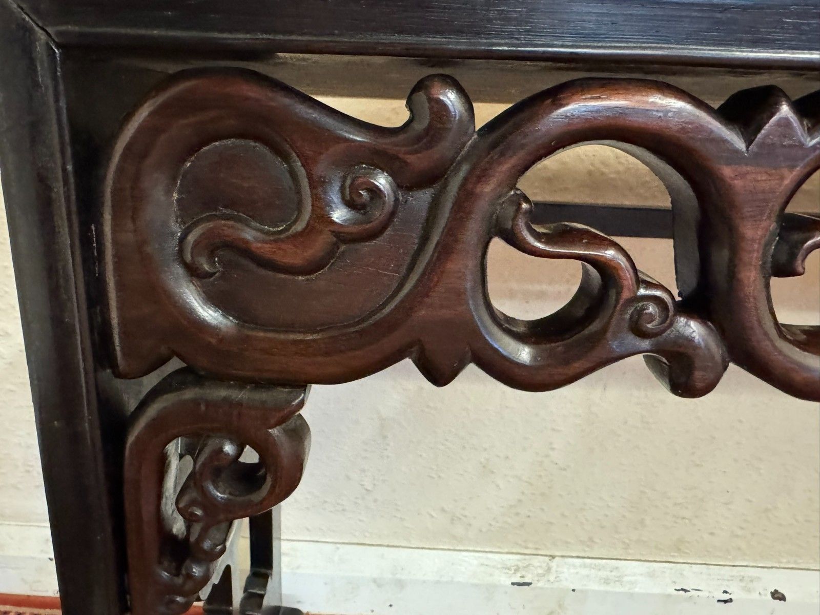 photo for sale Fabulous Quality Chinese Paduk Wood Window Seat/Bench