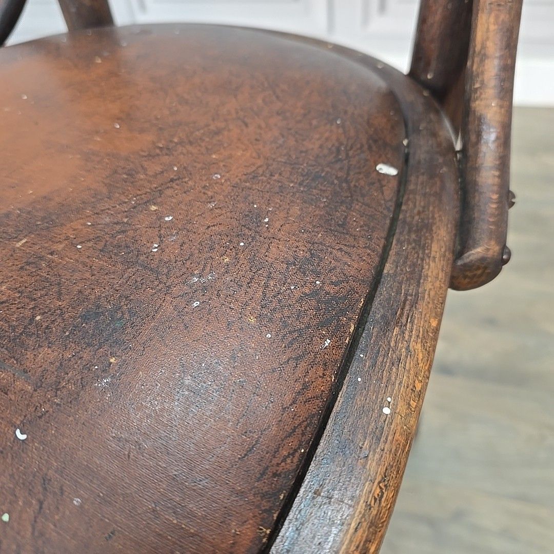 photo buy Antique Vintage Bentwood Chair Thonet Style Naafi Military Canteen Seating