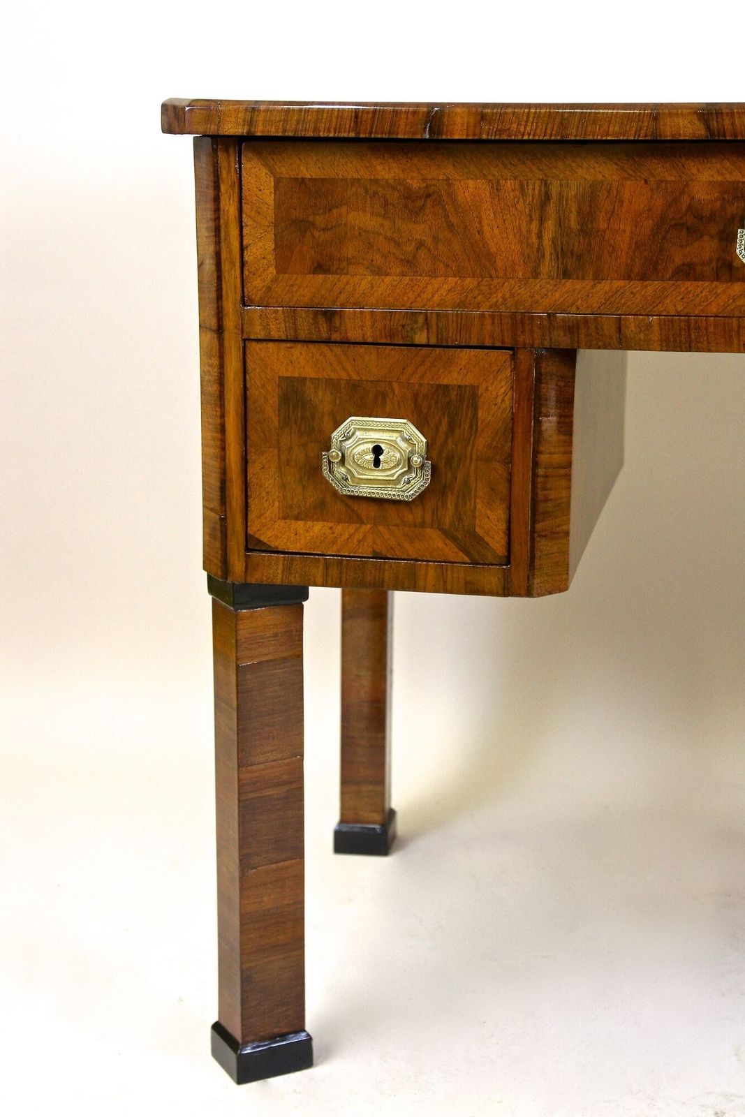 19th Century Biedermeier Writing Desk, Nutwood, Austria Circa 1830 photo vinterior
