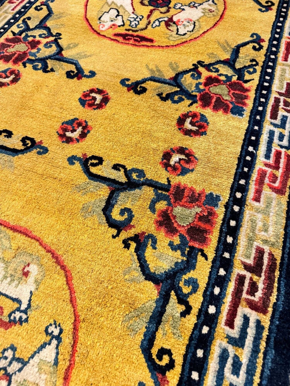 photo buy Antique Chinese Ningxia Rug 1.70m X 0.77m