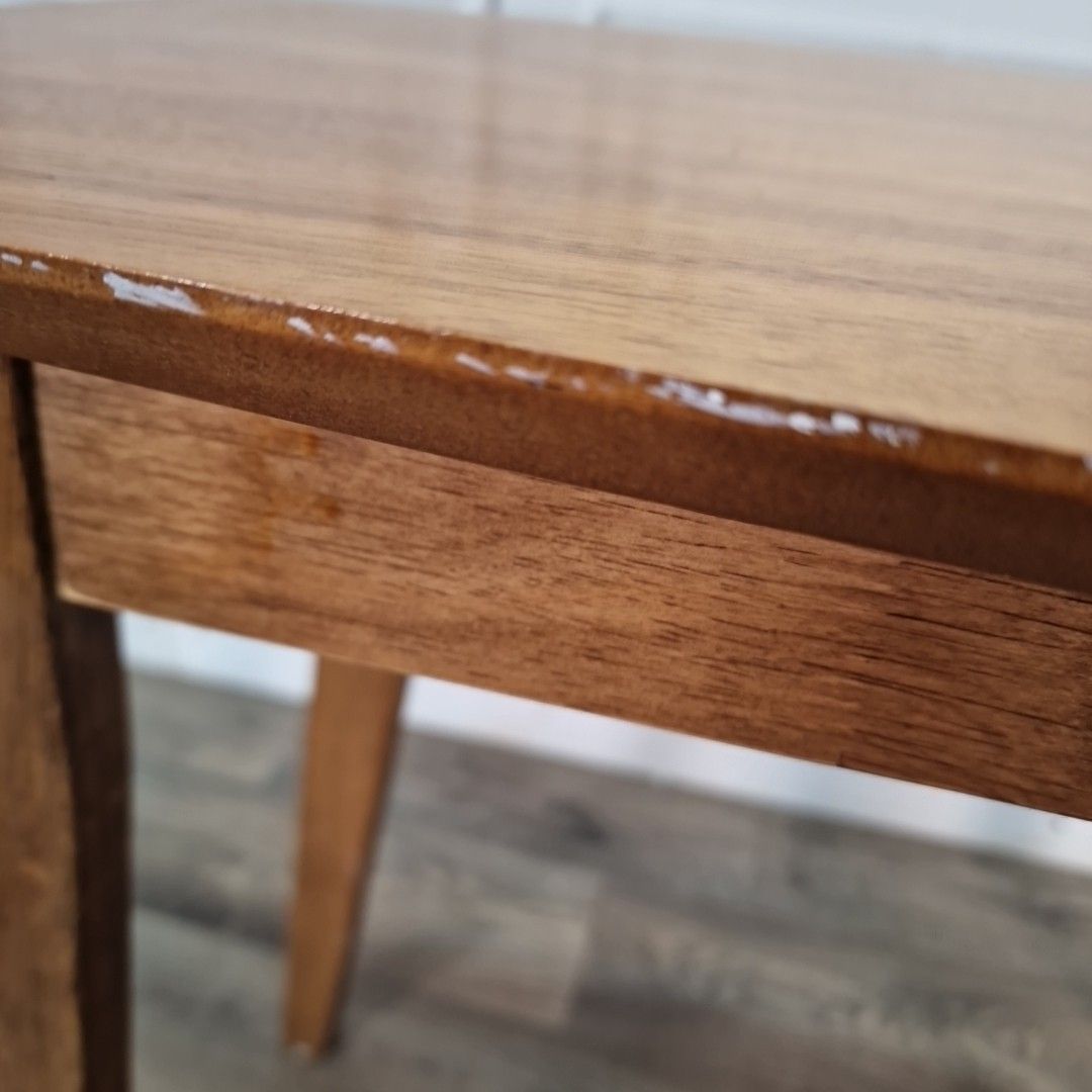 Retro Side Coffee Table – Simple Utility Design – Mid Century Vintage Wooden Mcm photo buy