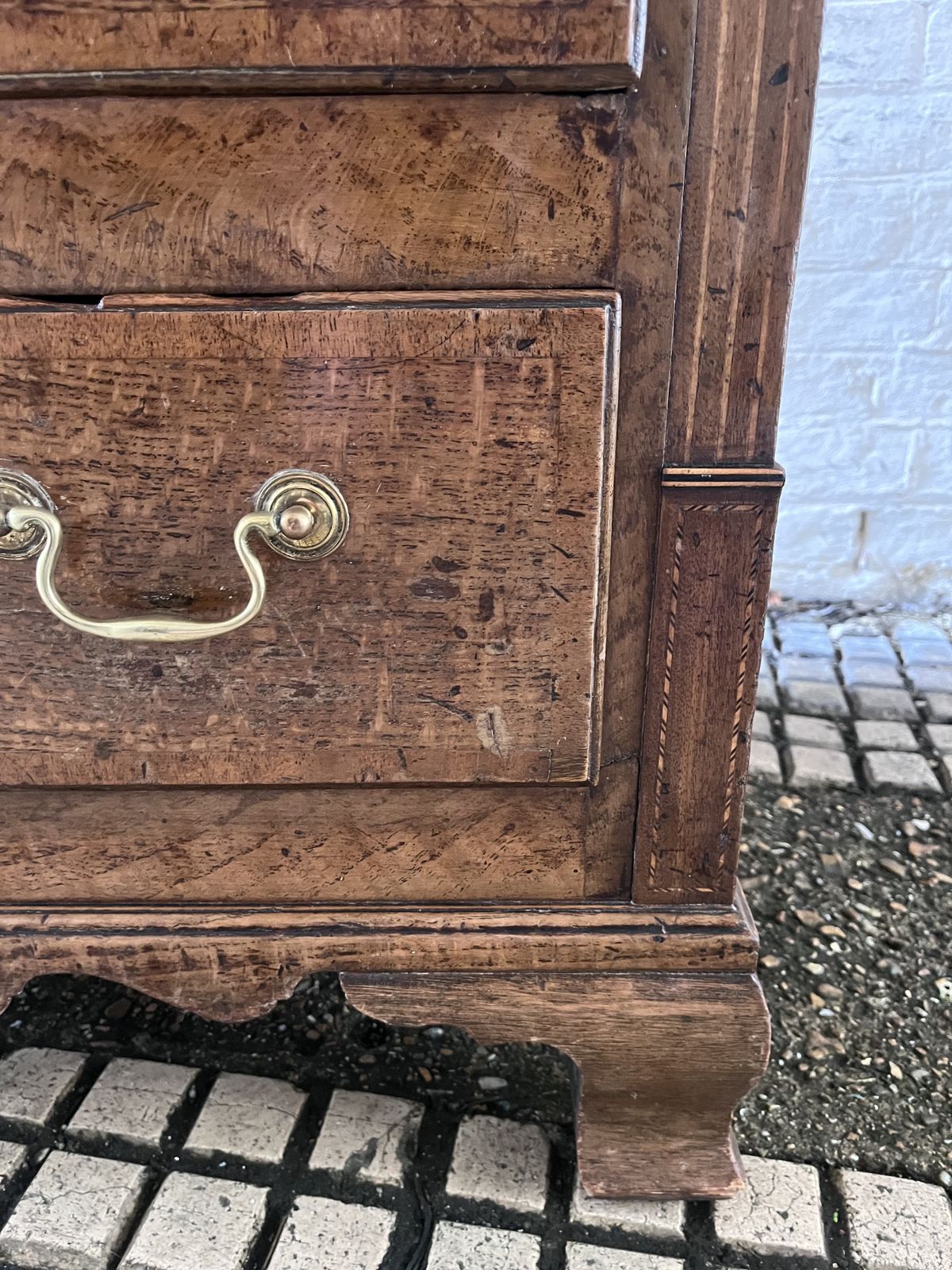 photo for sale Antique Oak Lancashire Mule Chest Sideboard C1790