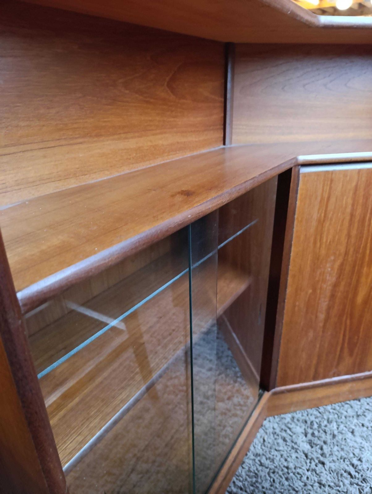 Furniture Mid Century Teak Bar / Cocktail Cabinet By Turnidge Of London photo