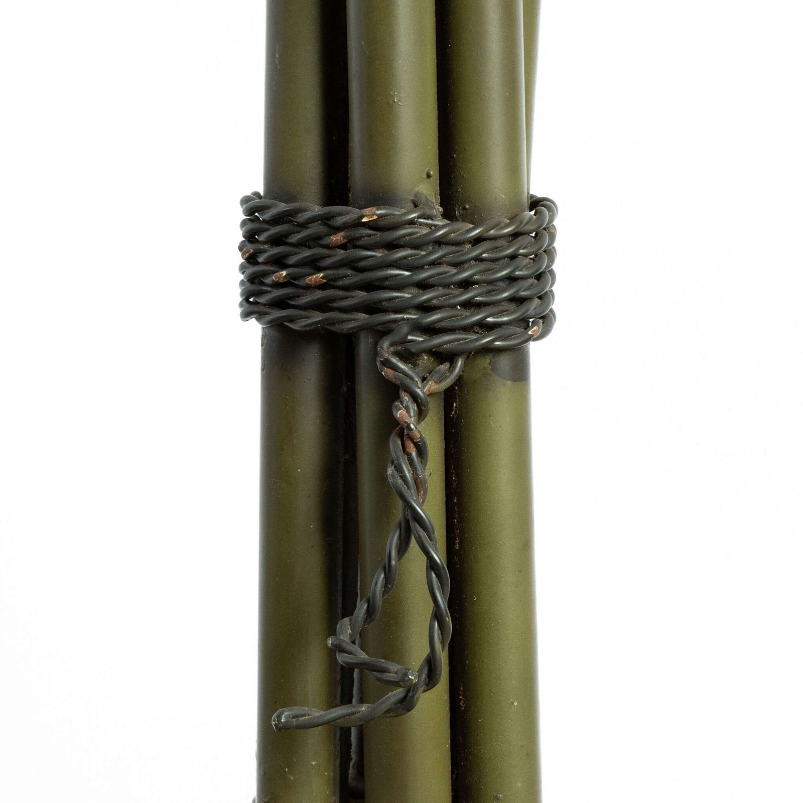 Large Scale 1950’s French Faux Bamboo Pedestals photo for sale