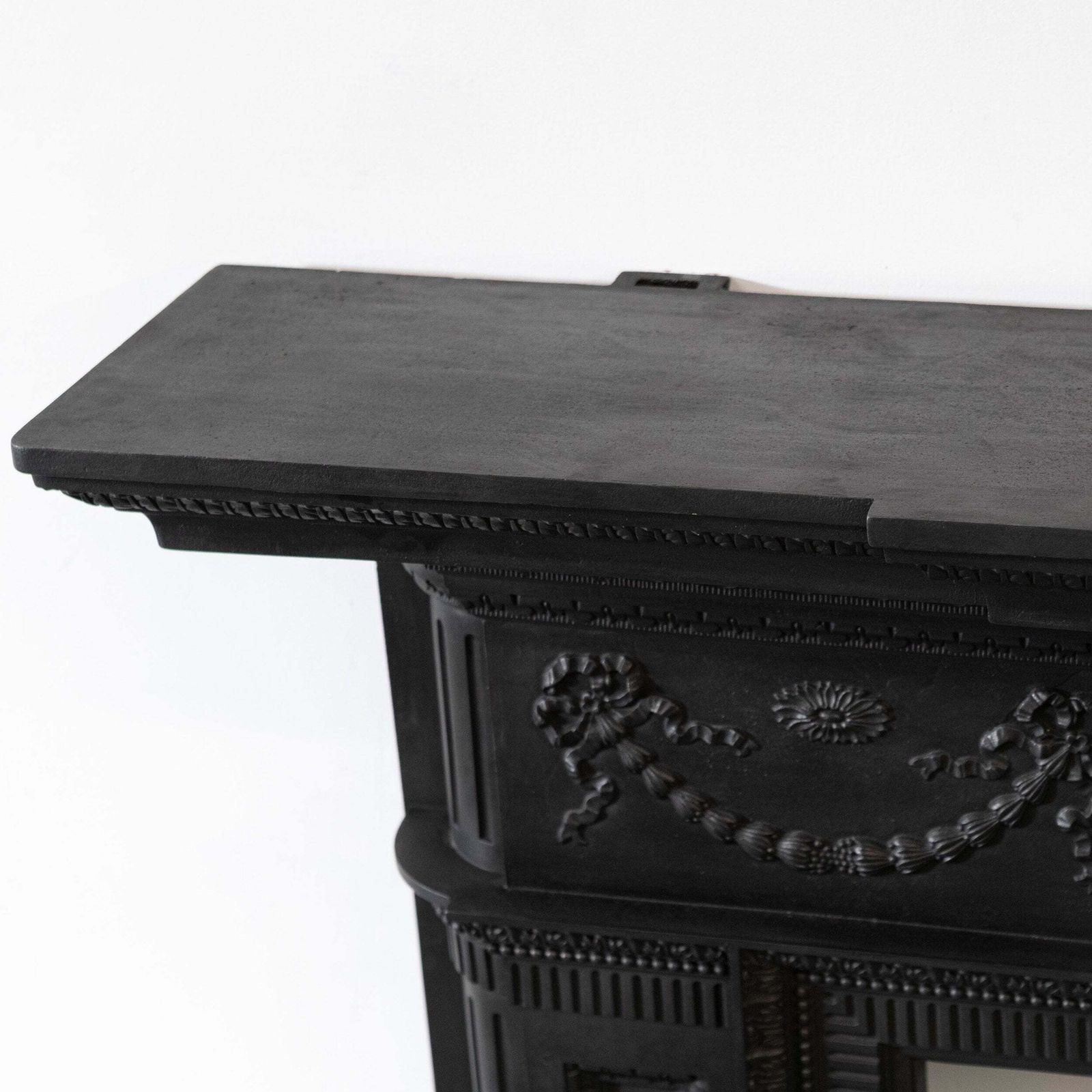 photo furniture Large Antique Cast Iron Fireplace Surround