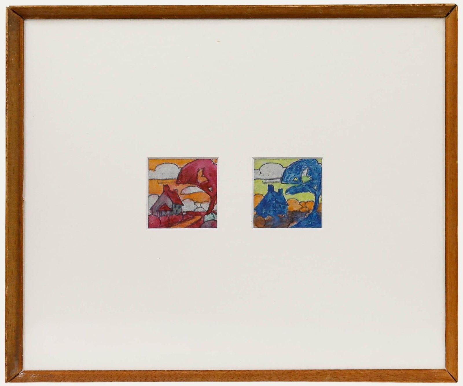 Leslie Charles Boyce (1892 1989) Framed Watercolour, Dawn To Dusk