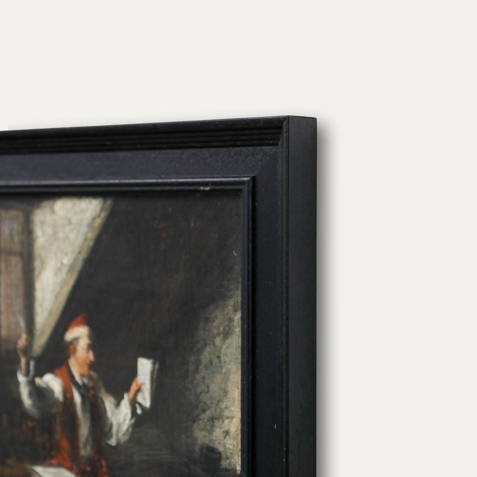 Framed 19th Century Oil The Poet's Inspiration photo 450.0
