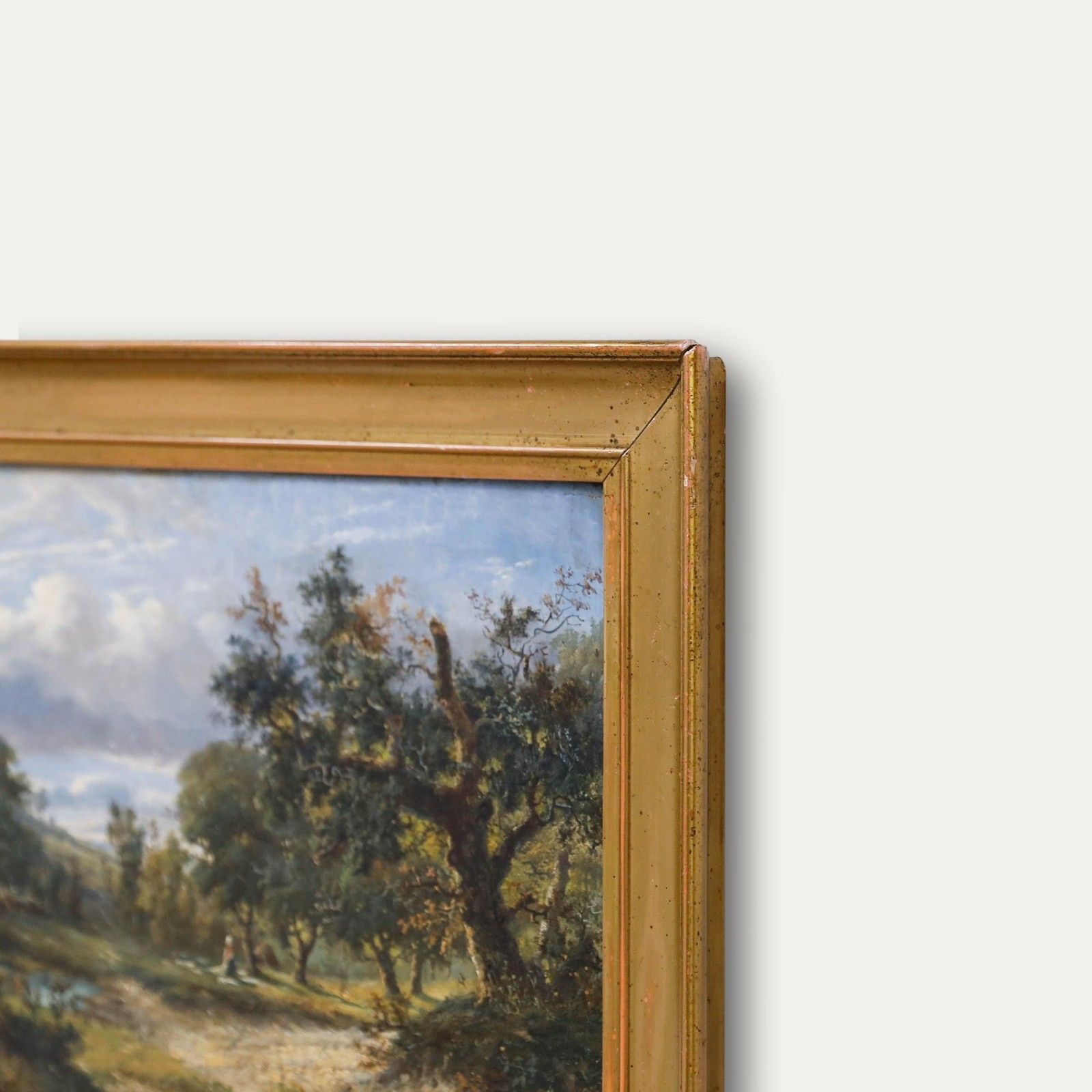 Abraham Hulk Junior (1851 1922) Framed Late 19th Century Oil, Drying Washing photo 350.0