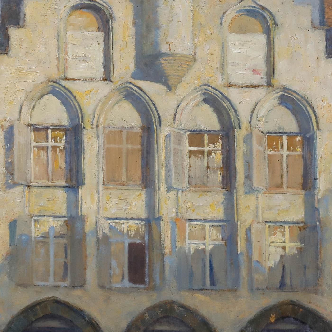 Dilly Georges Hippolyte (1876 1942) Framed Early 20th Century Oil, Arras photo Art