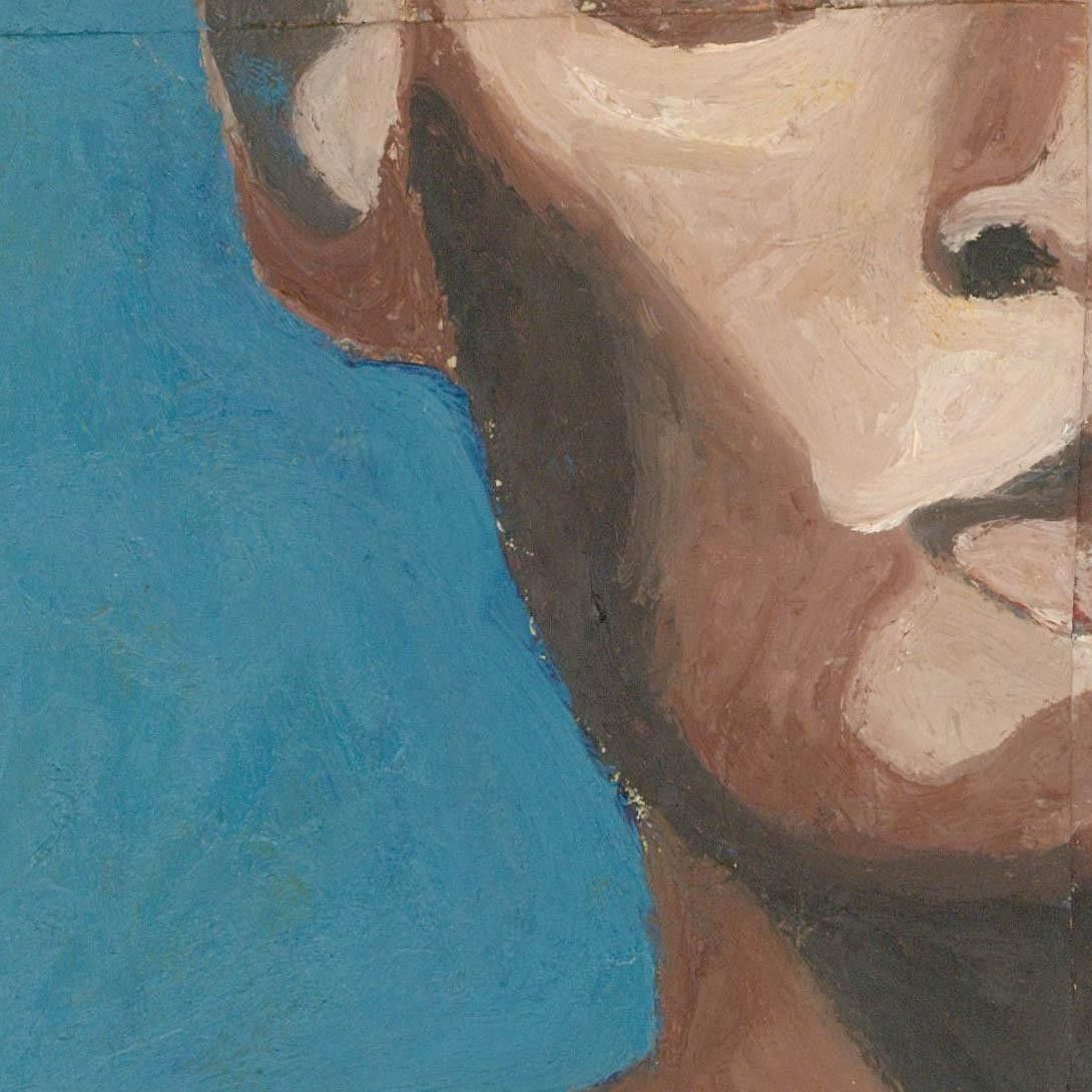 Ben Carrivick Contemporary Oil, Fragment Of A Face photo for sale