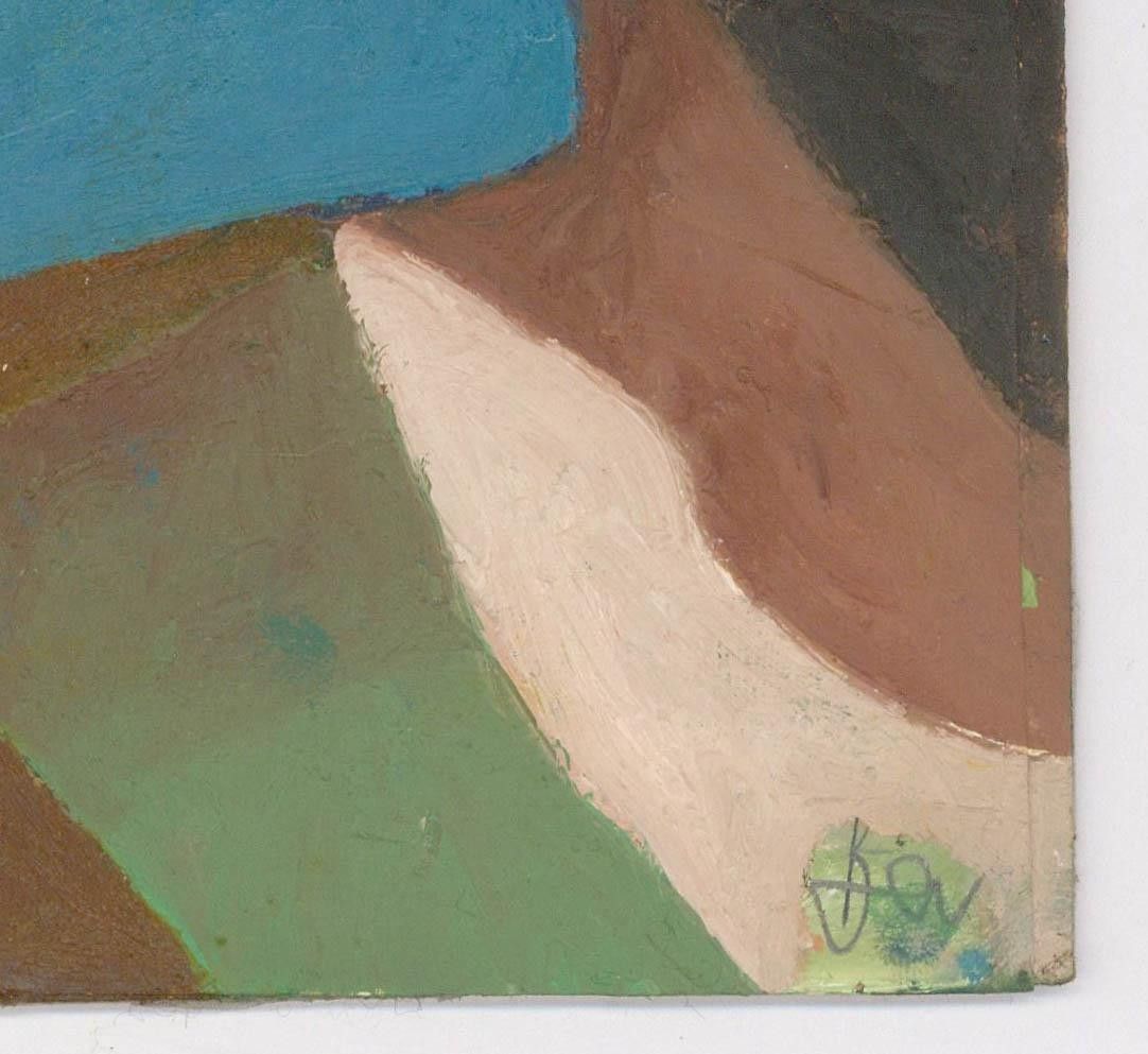 Ben Carrivick Contemporary Oil, Fragment Of A Face photo Art