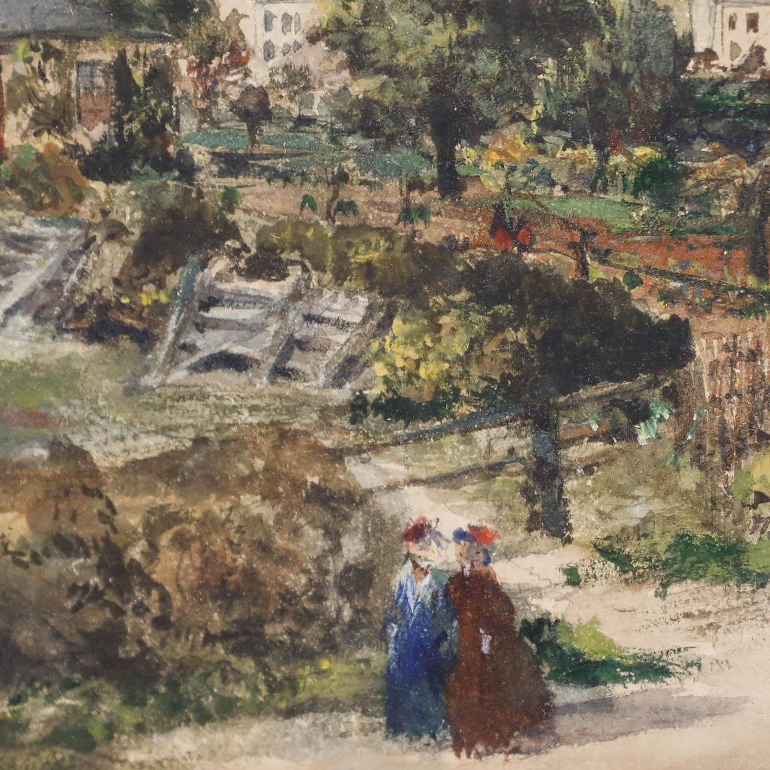 Frederick Sohns (Fl.1880 1901) Late 19th Century Watercolour, Juniper Green photo 225.0