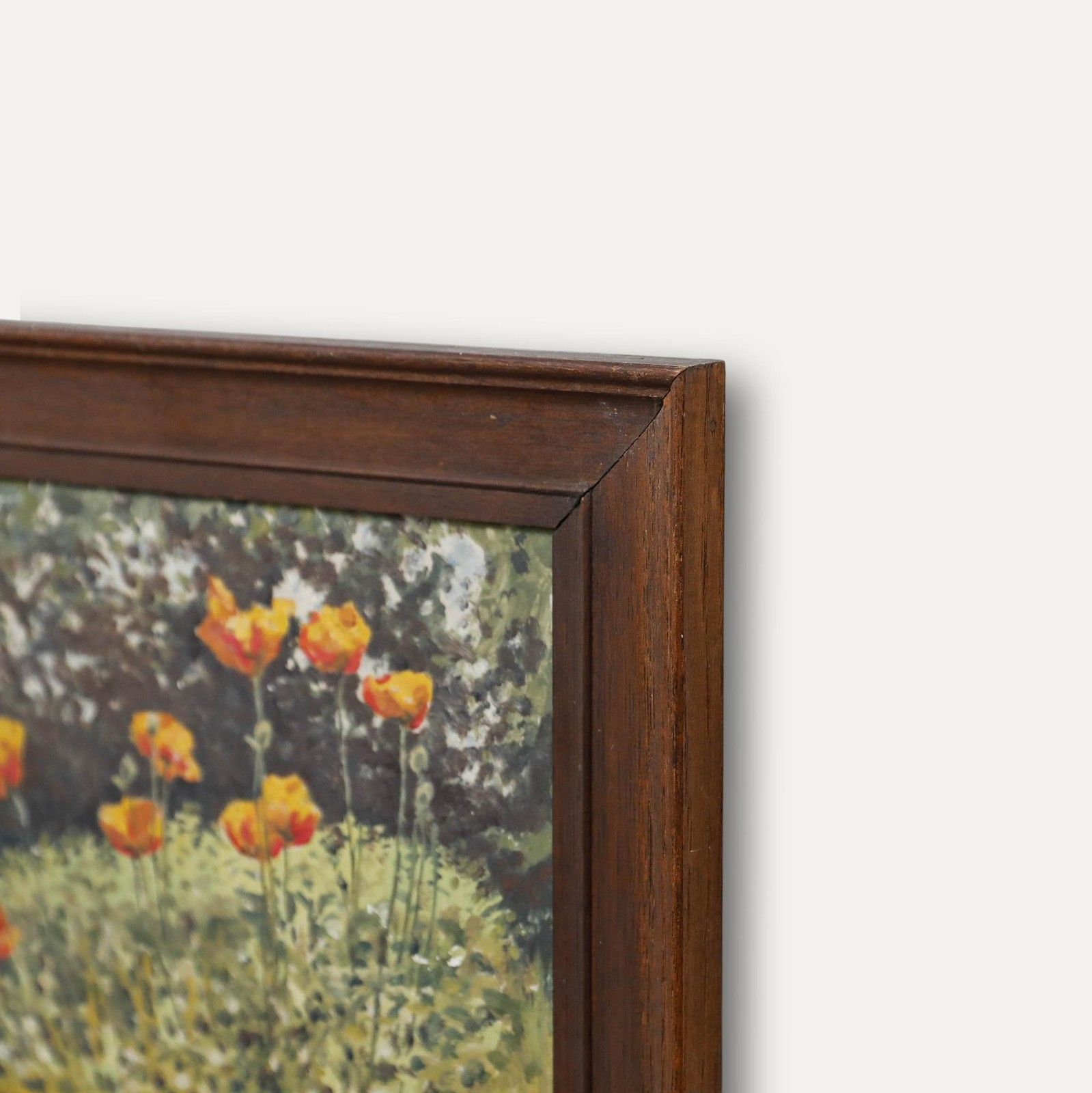 Leslie Charles Boyce (1892 1989) Framed Mid 20th Century Oil, Garden Poppies photo 325.0