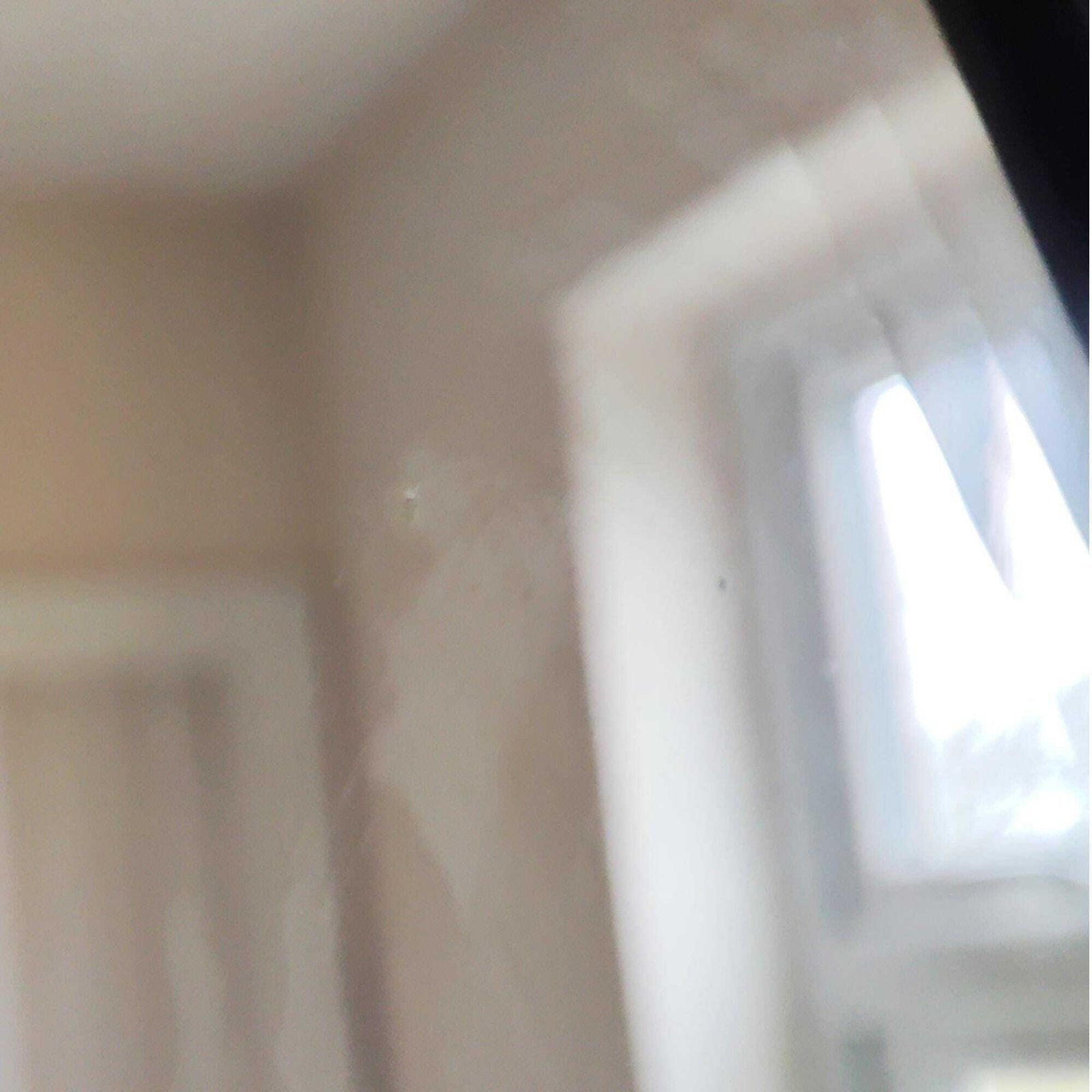 photo for sale Large Antique Edwardian Scumble Glazed Oval Wooden Frame Mirror 34 X 24.5"