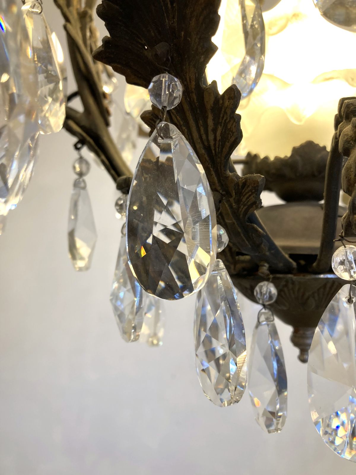 Stunning Antique Birdcage Chandelier photo for sale