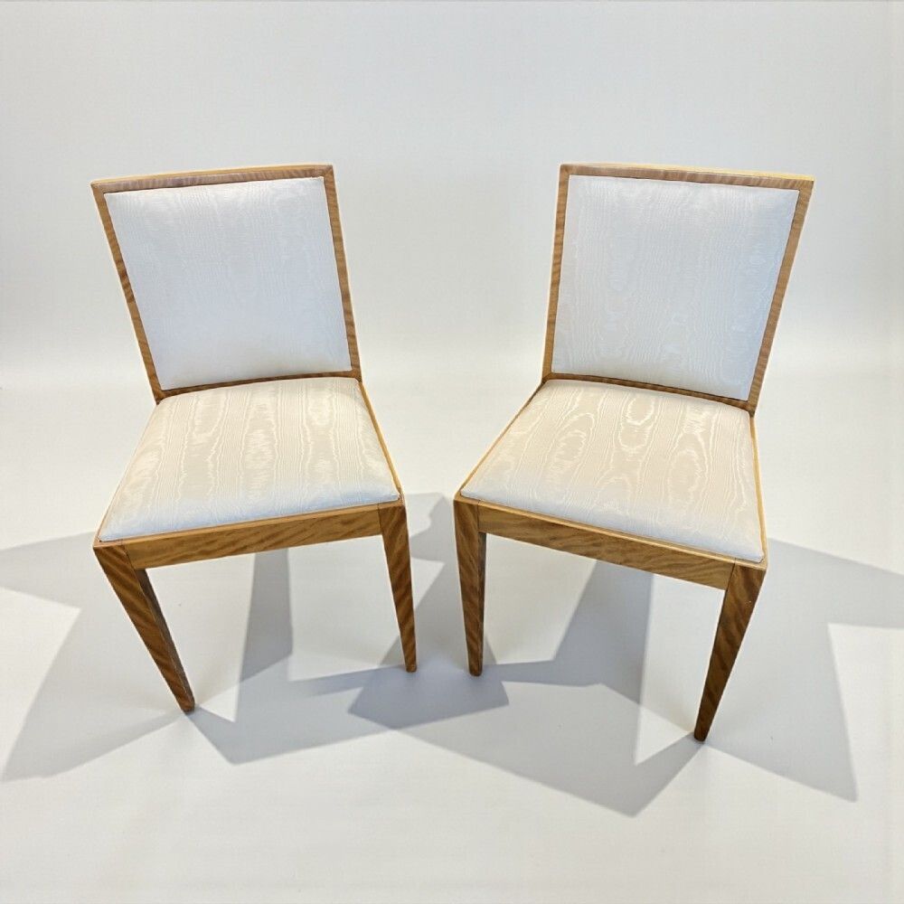 Pair Of Art Deco Side/Bedroom Chairs photo vintage