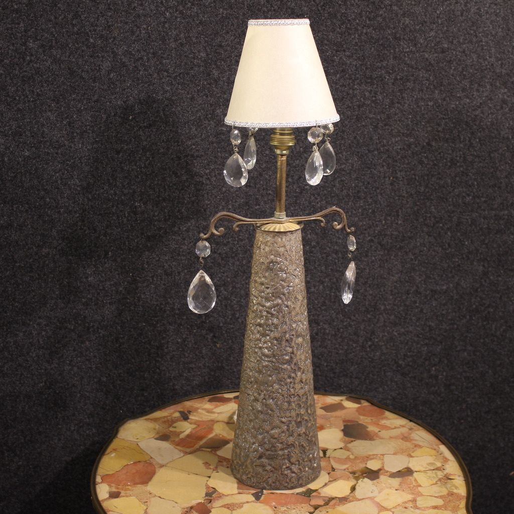 20th Century Italian Lamp Stamped Bragalini Bologna