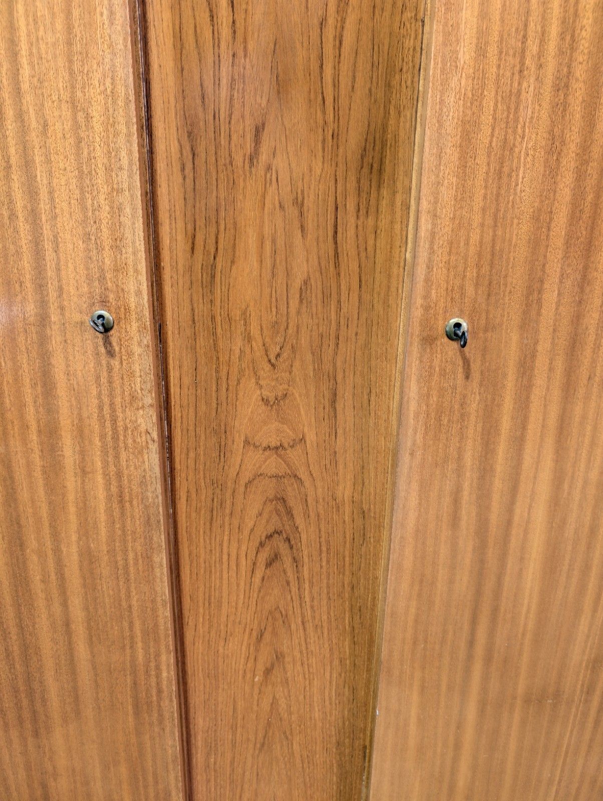 Vintage Uniflex Teak Double Wardrobe Mid Century Modern Uniflex photo Furniture