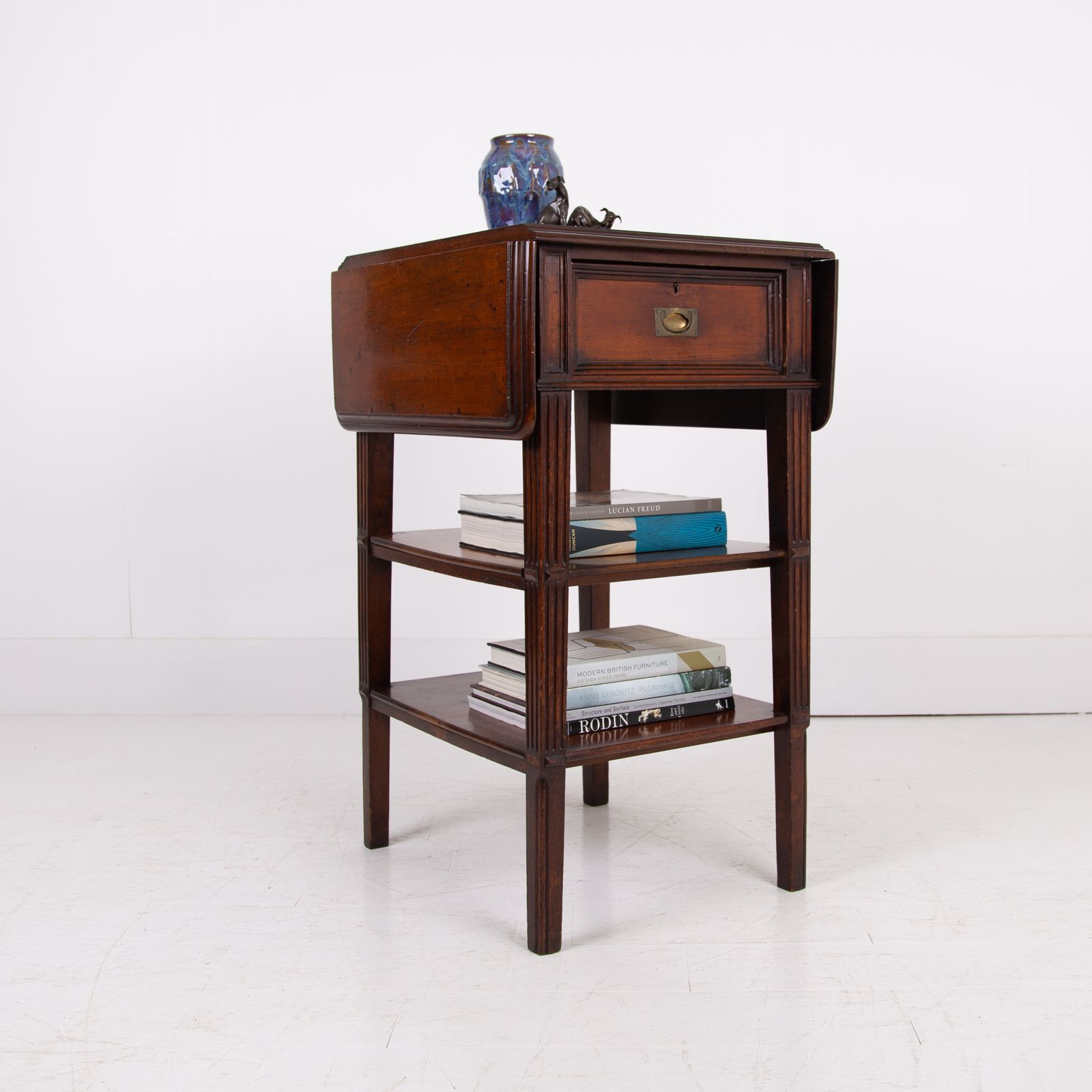 photo for sale Victorian Table With Drawer & Drop Leaves C1880