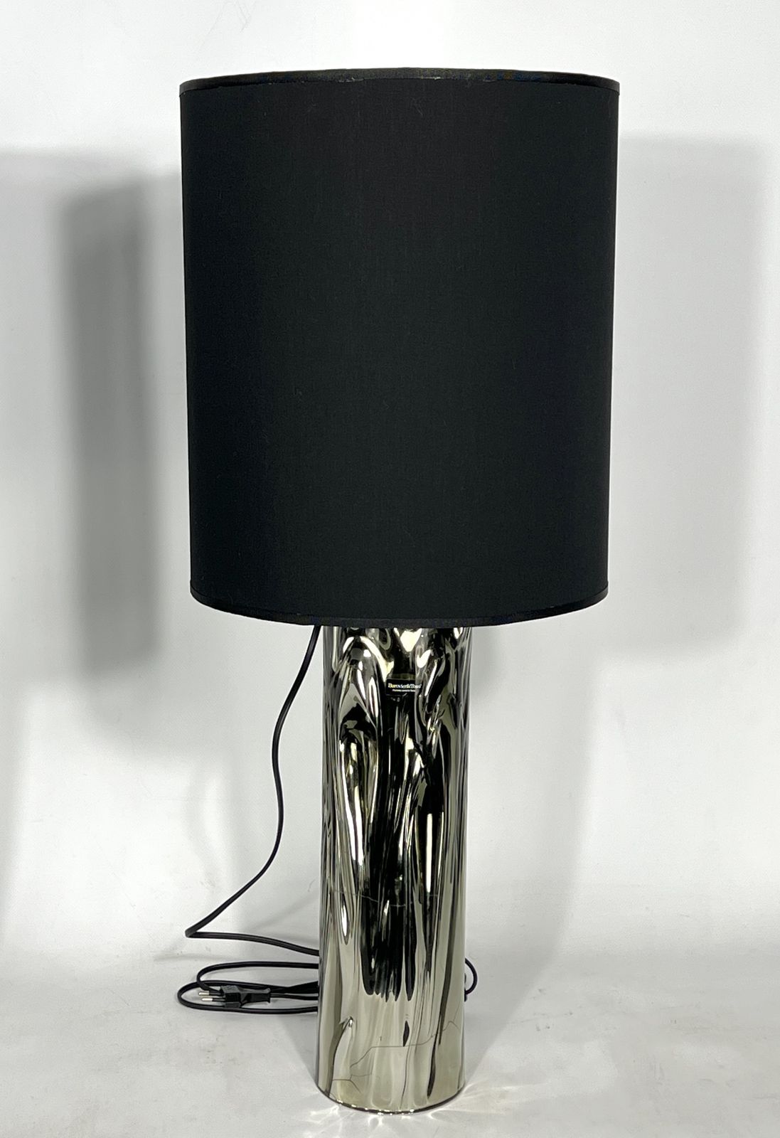 2763.15 Barovier & Toso, Pair Of Murano Glass Table Lamps From 70s. Labeled photo