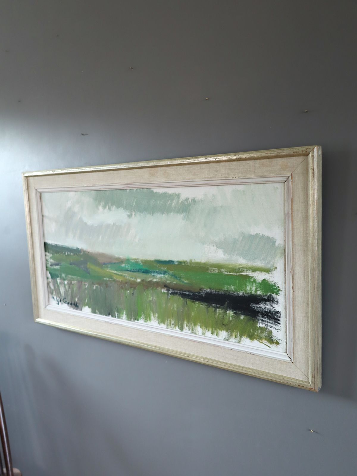 Earth And Air Oil Painting, Modernist photo for sale
