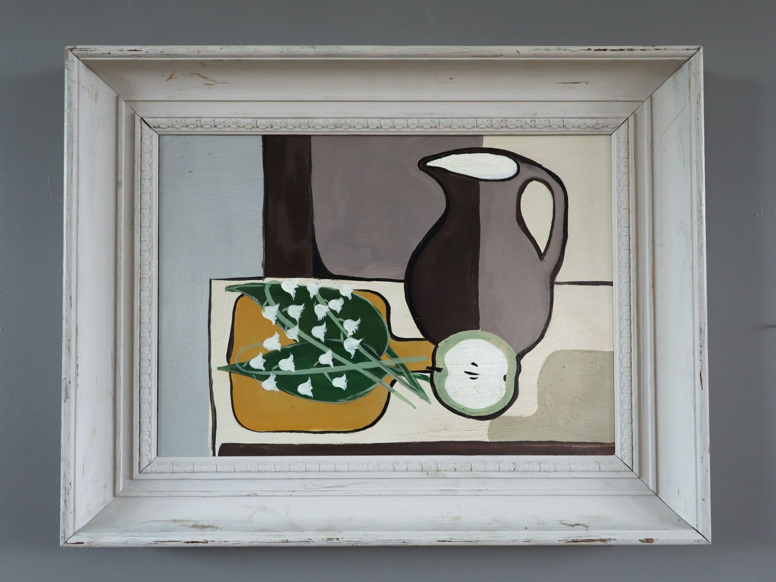 Lily Of The Valley & Jug Oil Painting