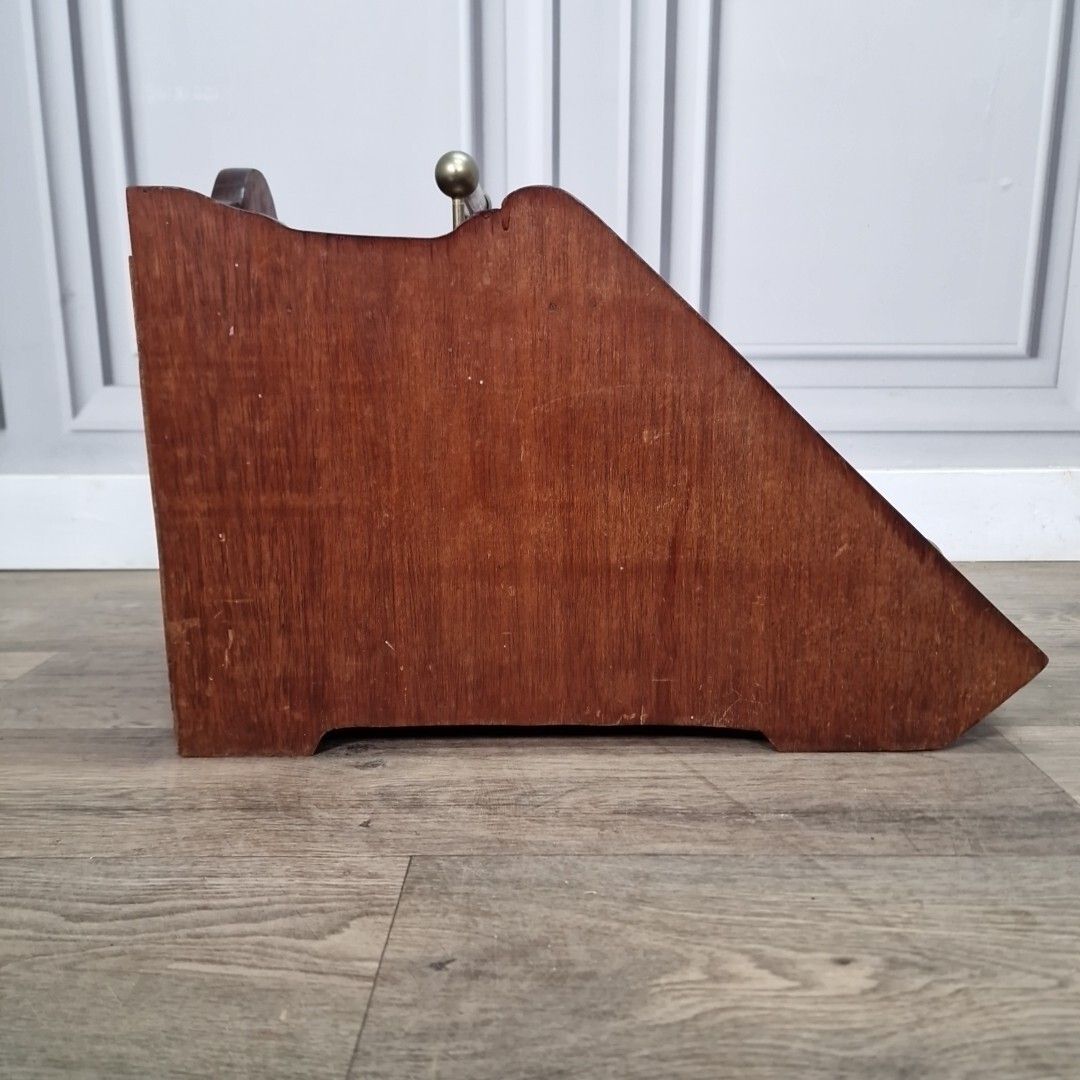photo buy Antique Edwardian Coal Scuttle Cabinet Wooden Fireside Storage Box Wood