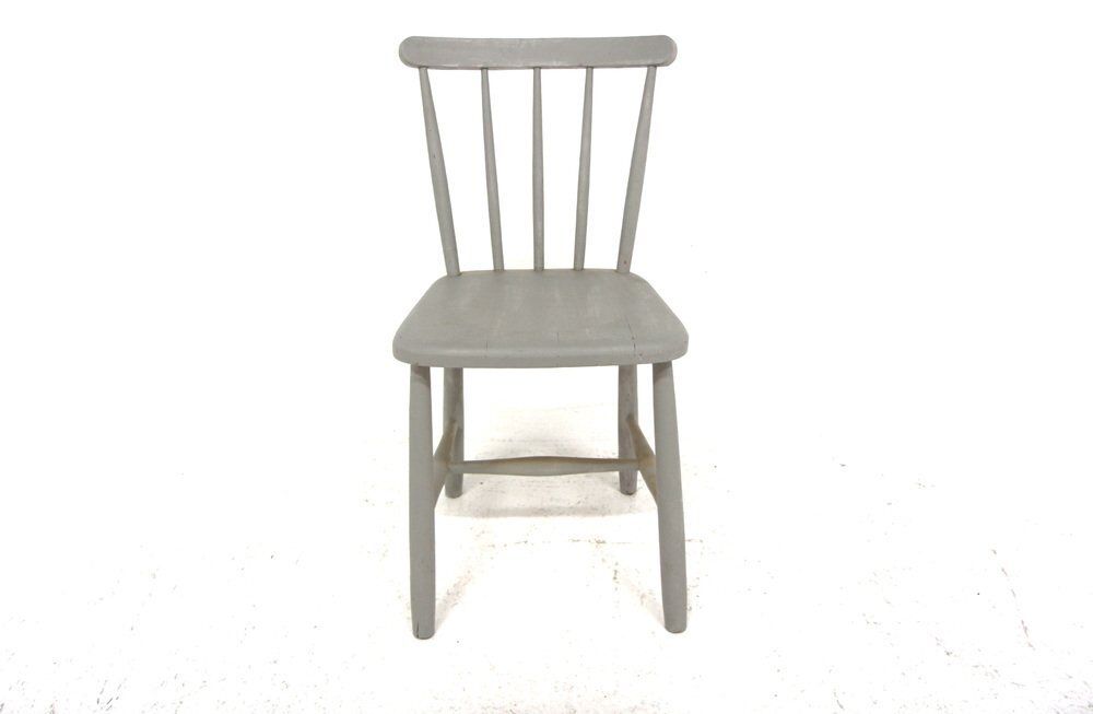 Scandinavian Beechwood Chair, Sweden, 1960s