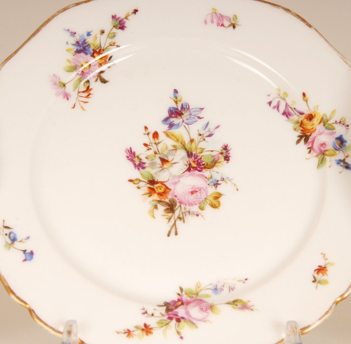 1425.0 18th Century Porcelain Luncheon Set From Meissen Porcelain, Set Of 23 photo