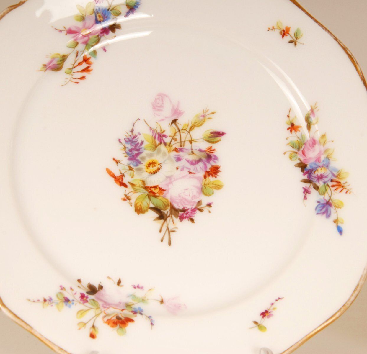 photo vinterior 18th Century Porcelain Luncheon Set From Meissen Porcelain, Set Of 23