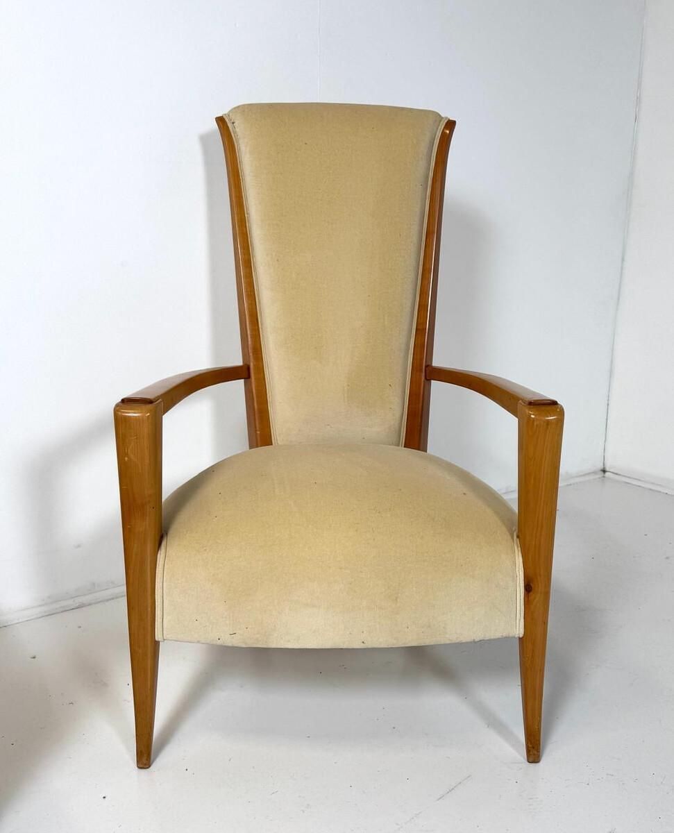 Pair Of Art Deco Armchairs By André Sol, France photo vinterior