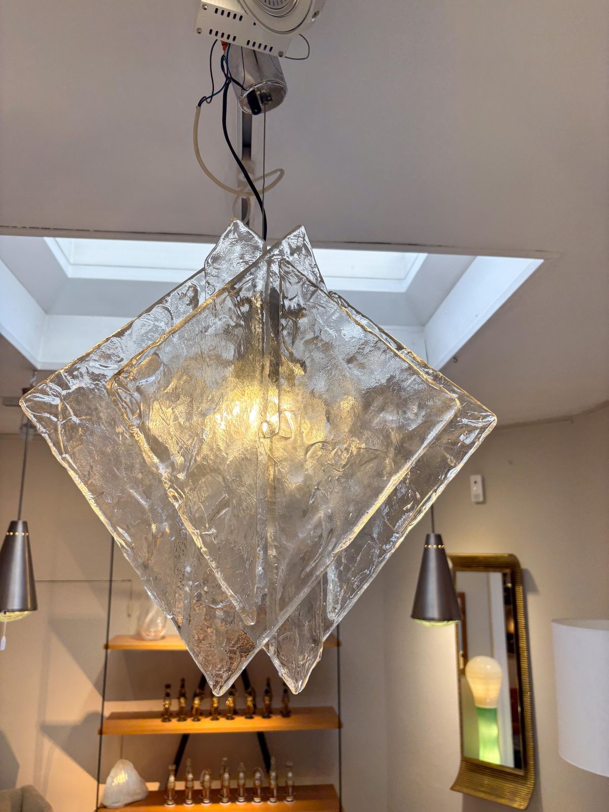 Murano Glass Ceiling Light By Carlo Nason For Mazzega, 1960s photo 3517.0
