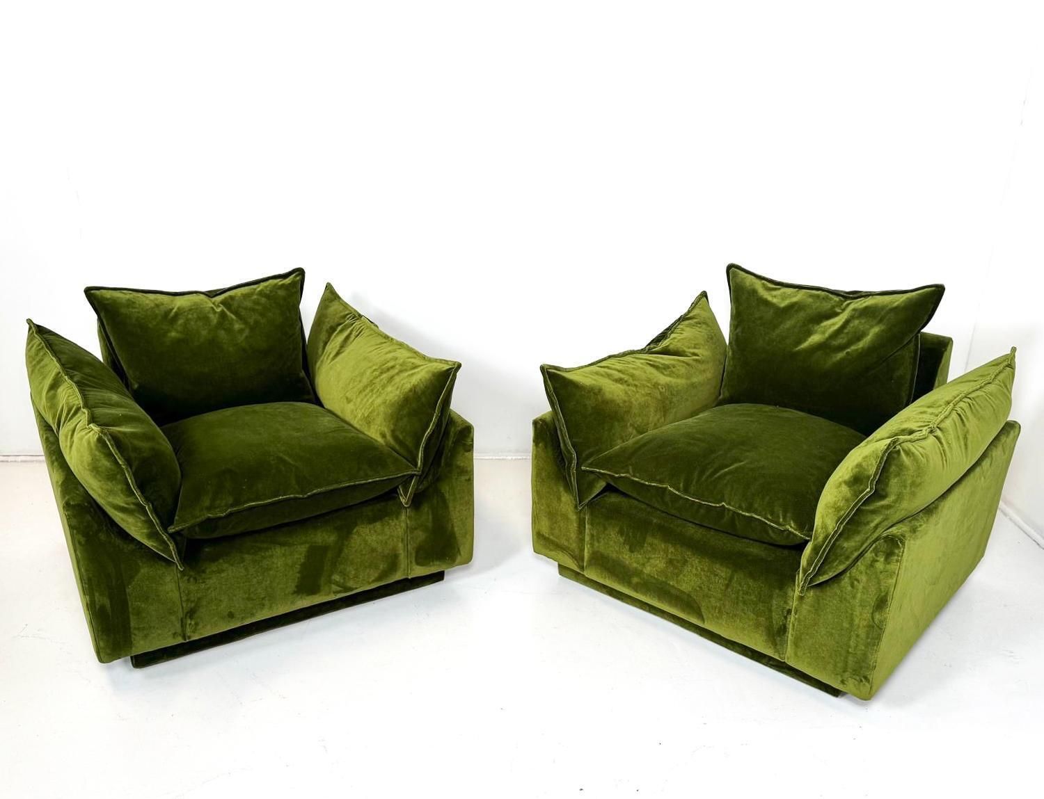 Pair Of Armchairs "Cado" By Gunnar Gravesen And David Lewis Divano For Icf photo Furniture
