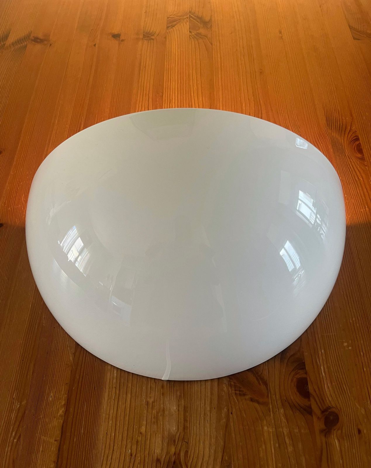 Mid Century Large Pair Of White Lacquered Wall Sconces By Estiluz, 1970s photo vinterior