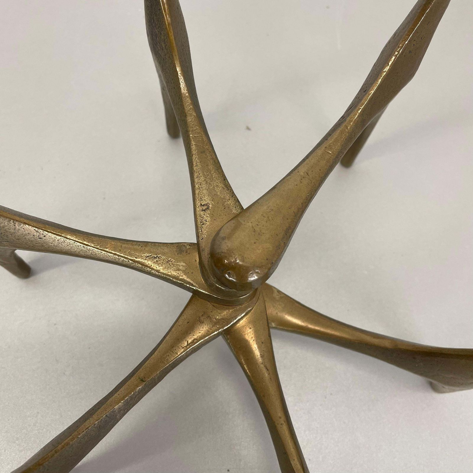 photo furniture Large Midcentury Brutalist Bronze Candleholder By Michael Harjes, Germany, 1960