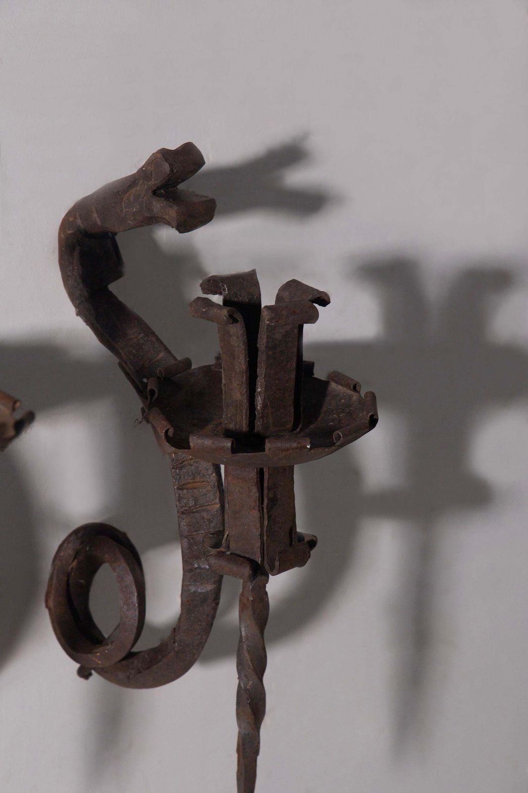 Pair Of Art Nouveau Wrought Iron Wall Candle Holders, Fratelli Matteucci Faenza photo 1598.0