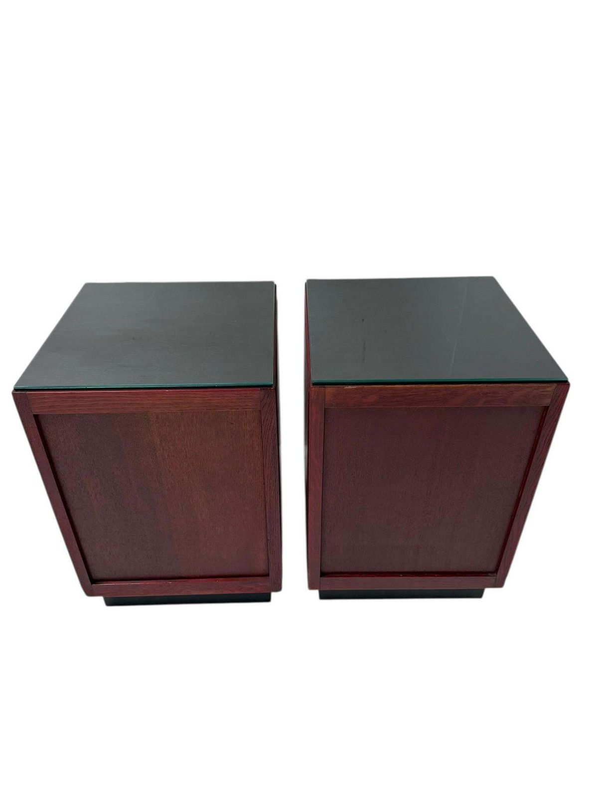 Two Art Deco Modernist Nightstands By A.H. Jansen For L.O.V. Oosterbeek, 1920s photo Furniture