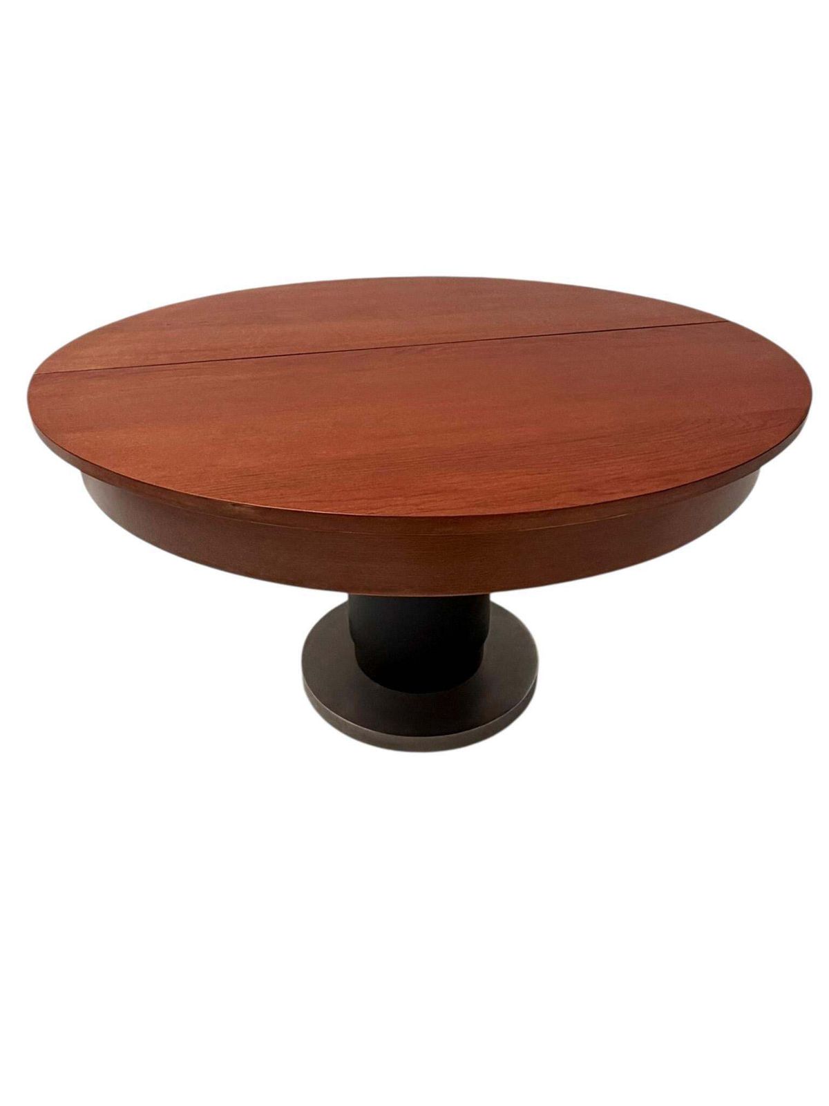 photo for sale Art Deco Modernist Round Extendable Dining Room Table By Hendrik Wouda, 1931