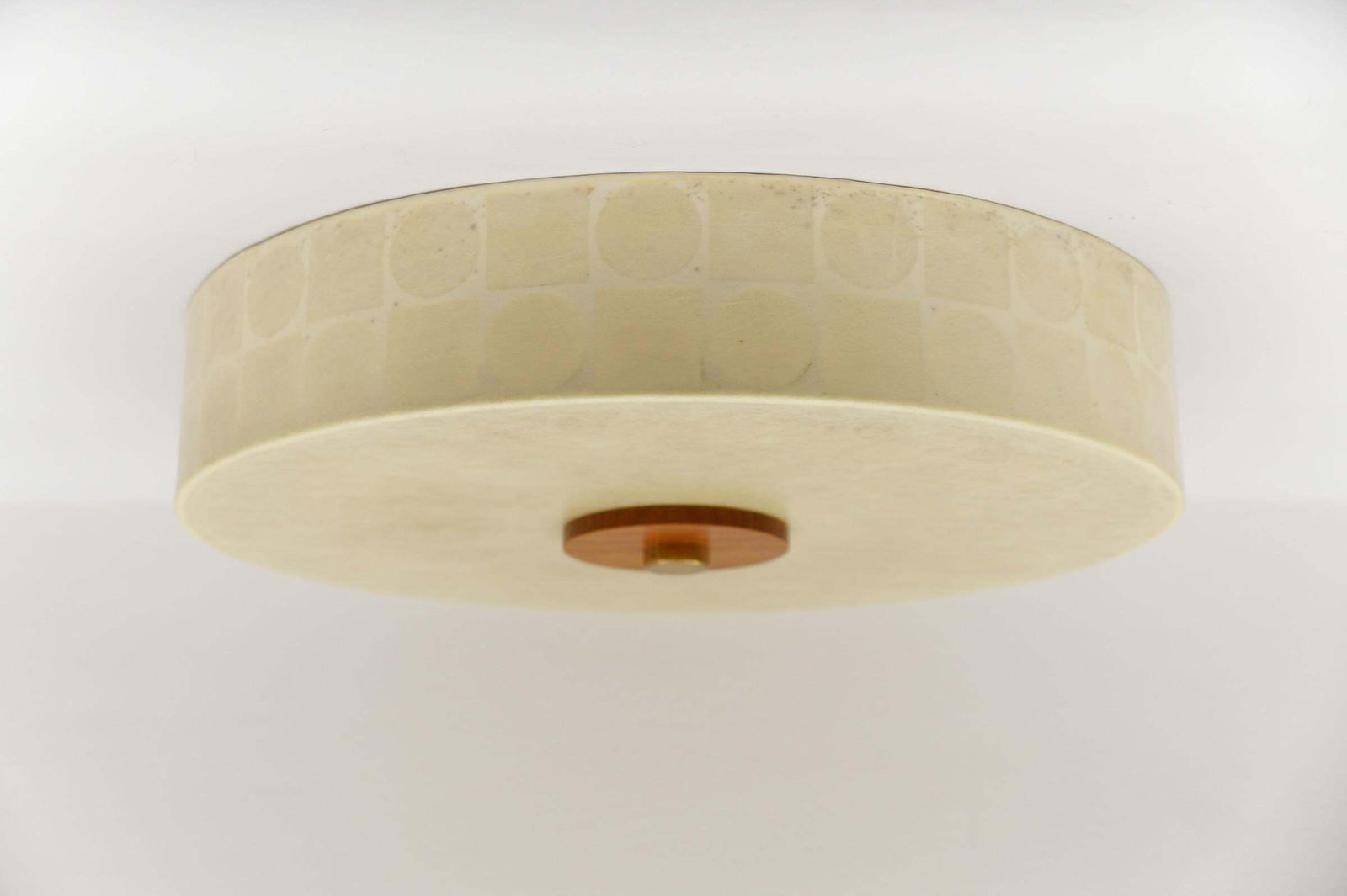 Lovely Cocoon Ceiling Light By Friedel Wauer For Goldkant, 1960s Germany photo for sale