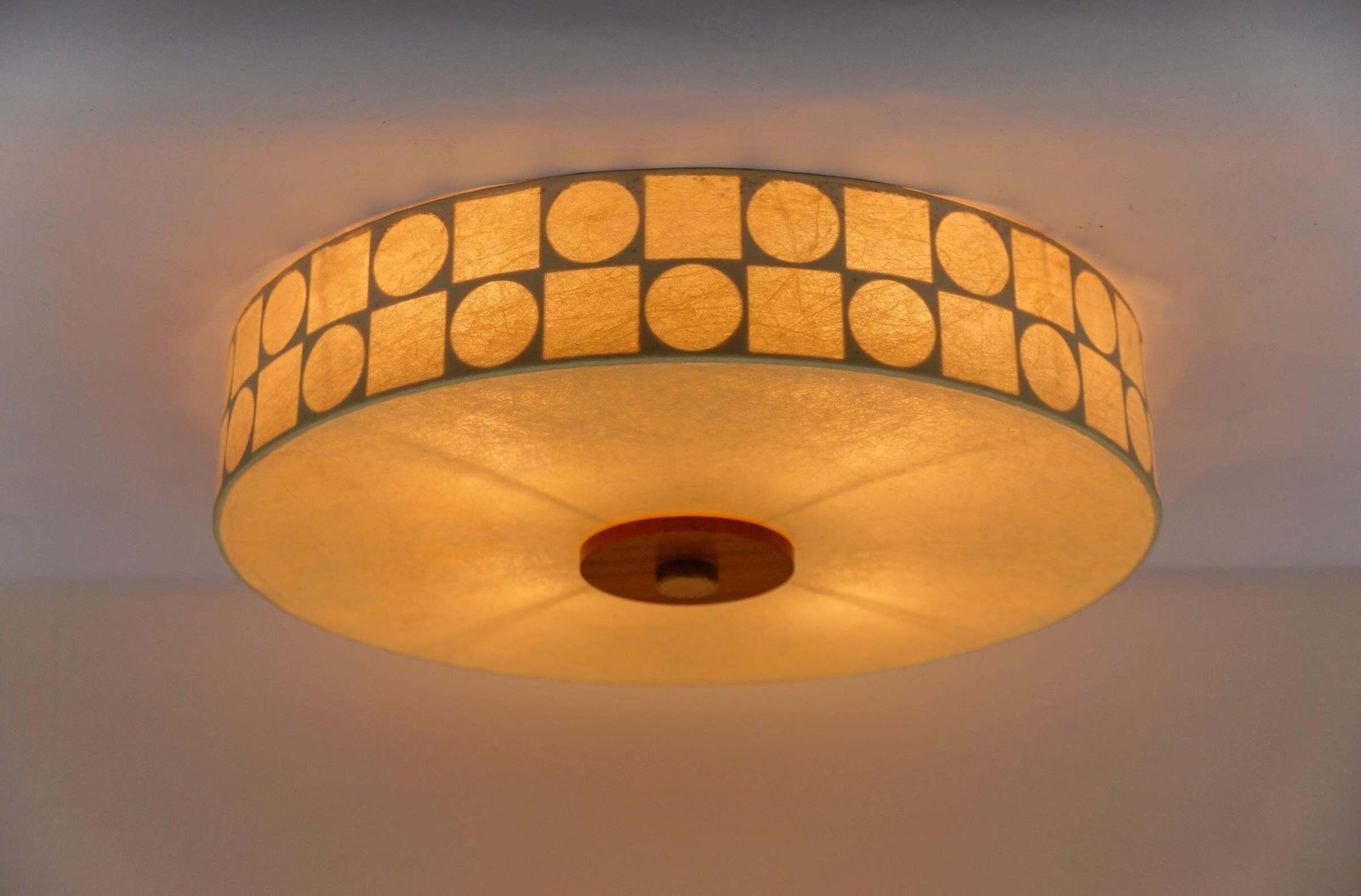Lovely Cocoon Ceiling Light By Friedel Wauer For Goldkant, 1960s Germany photo Lighting