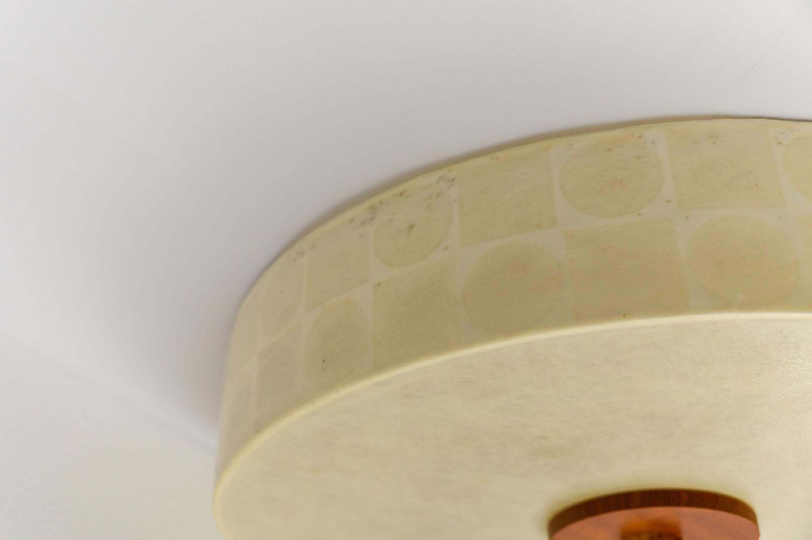 photo vinterior Lovely Cocoon Ceiling Light By Friedel Wauer For Goldkant, 1960s Germany