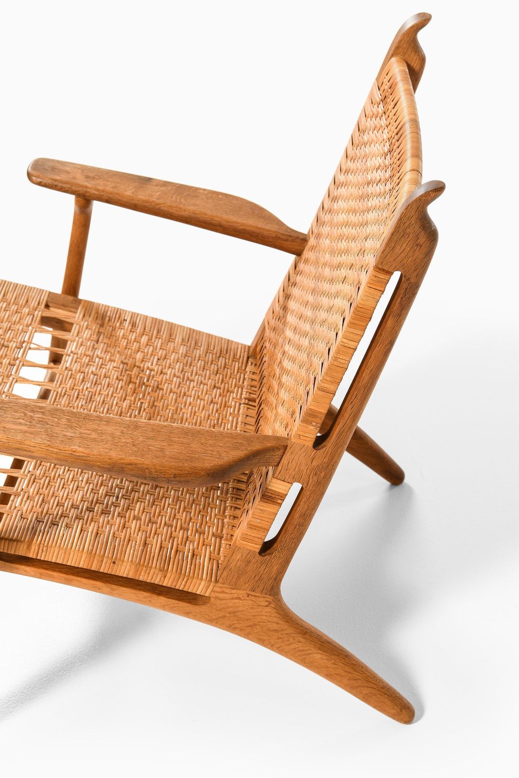 Easy Chair In Cane And Oak By Hans Wegner, 1949 photo 14646.0