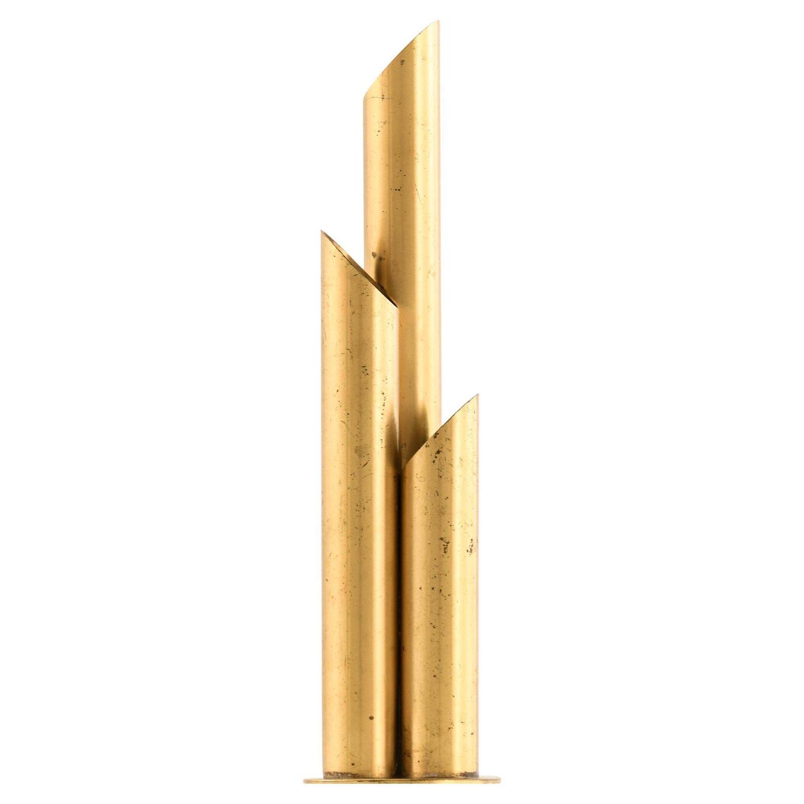 Brass Vase In Brass By Ivar ålenius Björk, 1930s