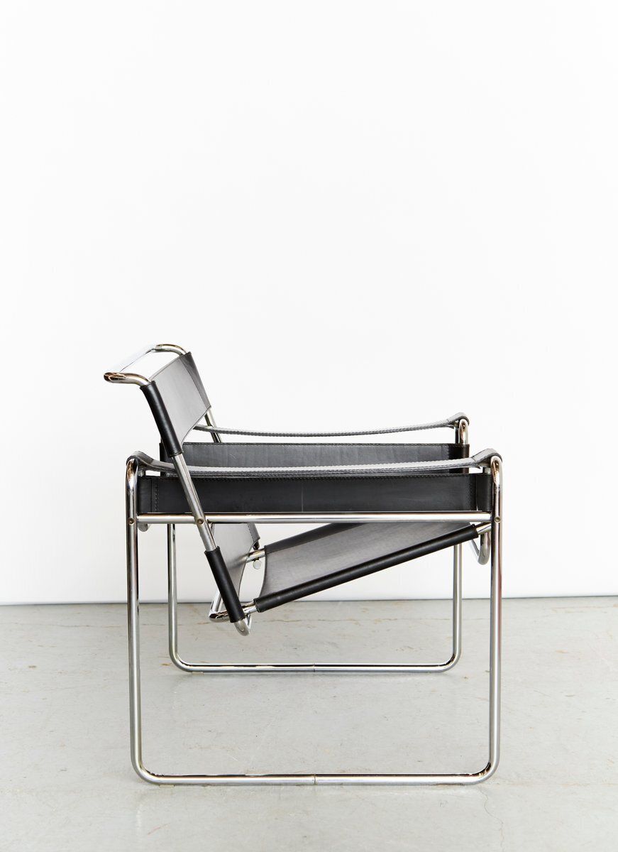 B3 Wassily Chair By Marcel Breuer For Gavina, 1970s photo buy